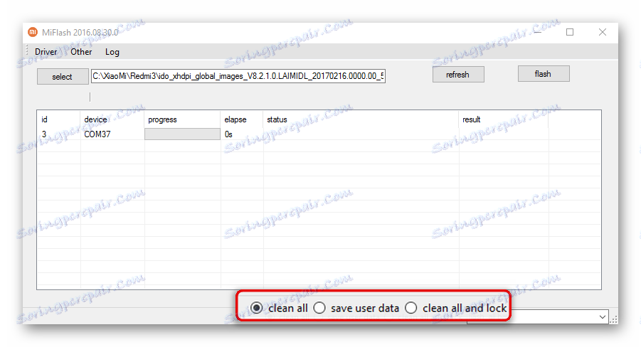 Xiaomi miFlash izbor firmware moda