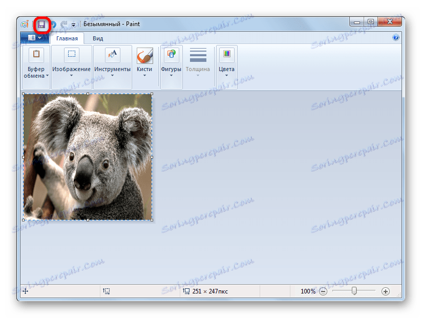 Uložení obrázku do aplikace Malování