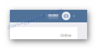 Otwieranie głównego menu VKontakte na twojej osobistej stronie