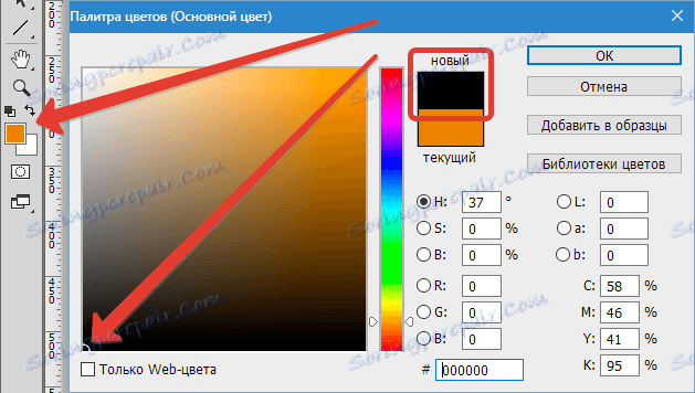 Výběr barvy ve Photoshopu