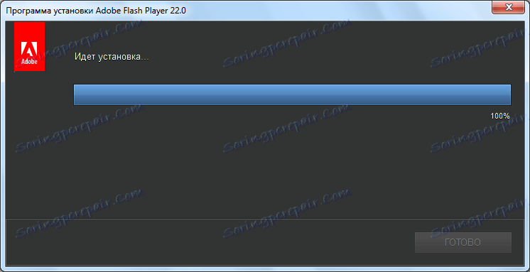 Процесът на инсталиране на браузъра Opera за Adobe Flash Player