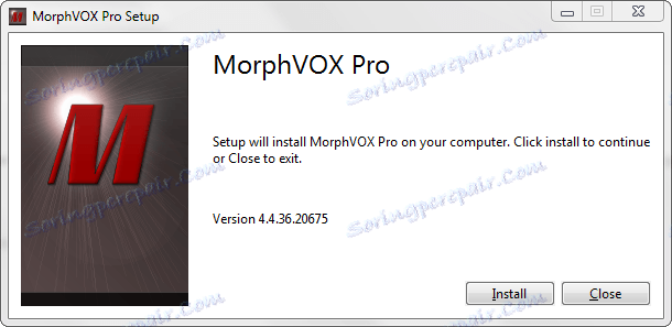 Inštalácia aplikácie MorphVox Pro 3