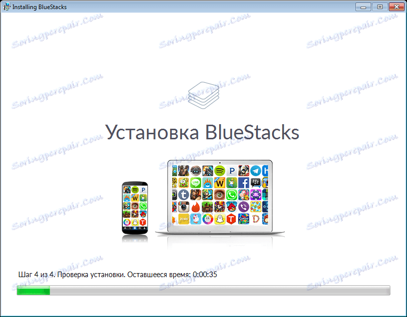 مرحله چهارم نصب شبیه ساز BlueStacks