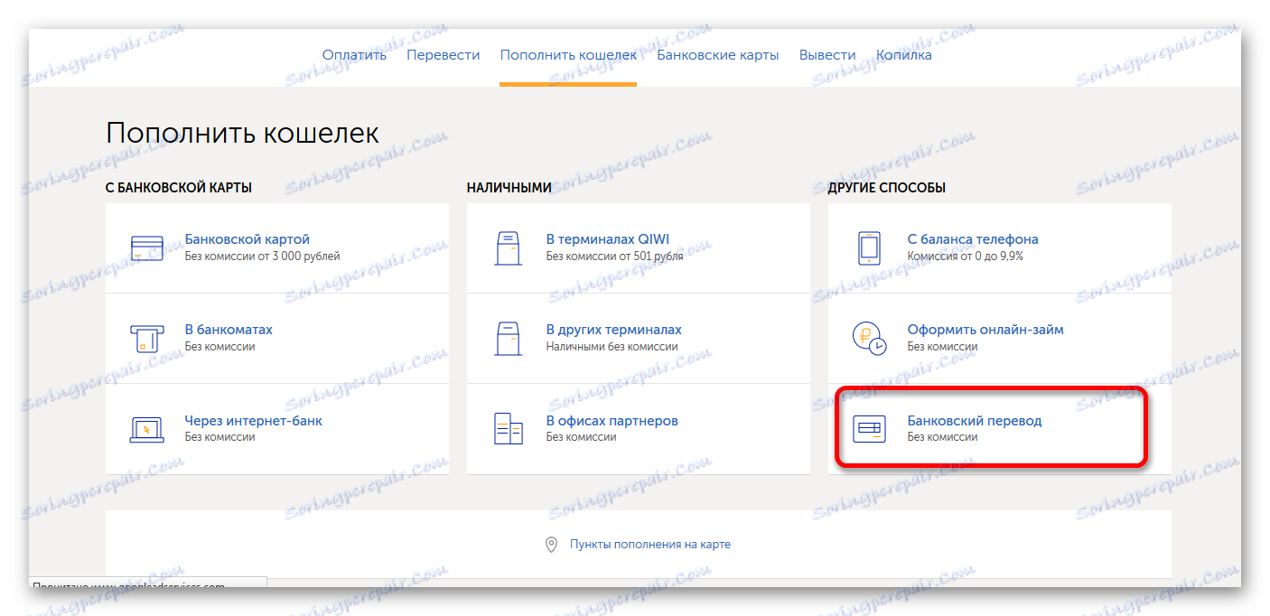 Изберете метод - банков превод