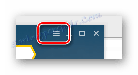روند باز کردن منوی اصلی در مرورگر اینترنت Yandex مرورگر