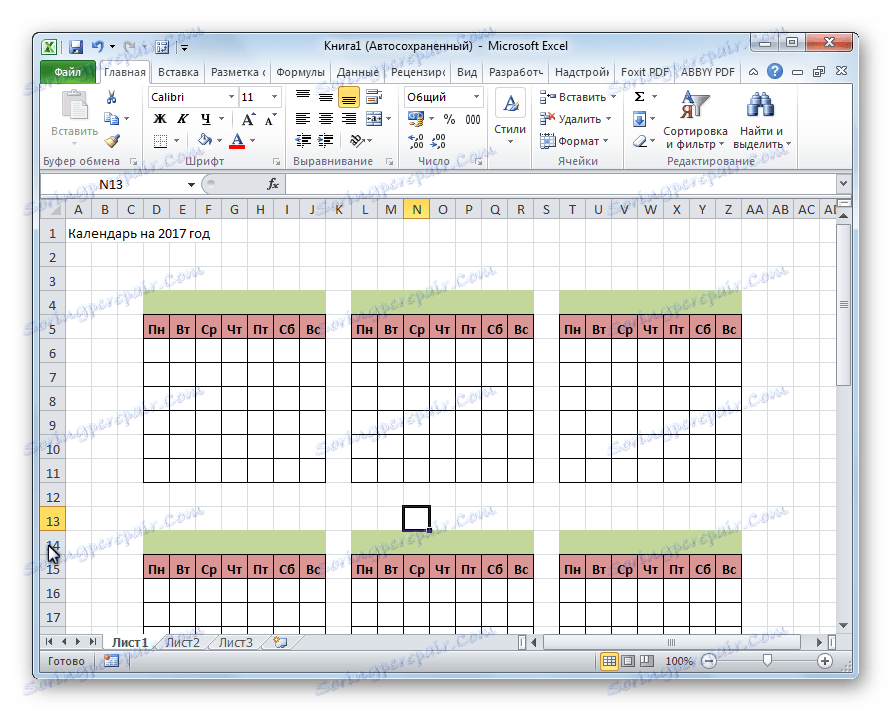 Jak zrobić kalendarz w programie Excel