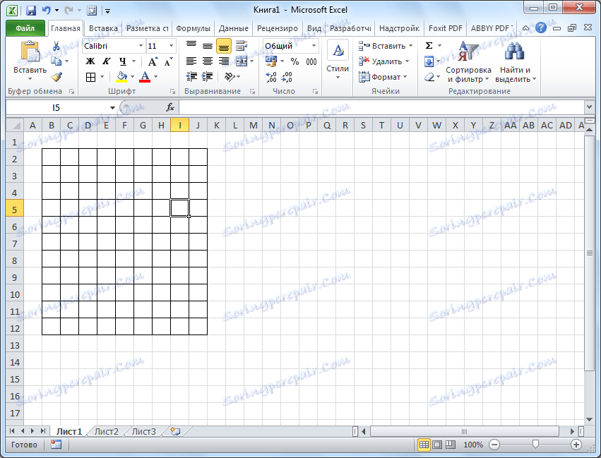 Meje so določene v programu Microsoft Excel