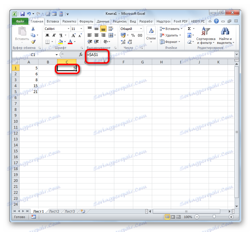 Bezwzględne odniesienie w programie Microsoft Excel