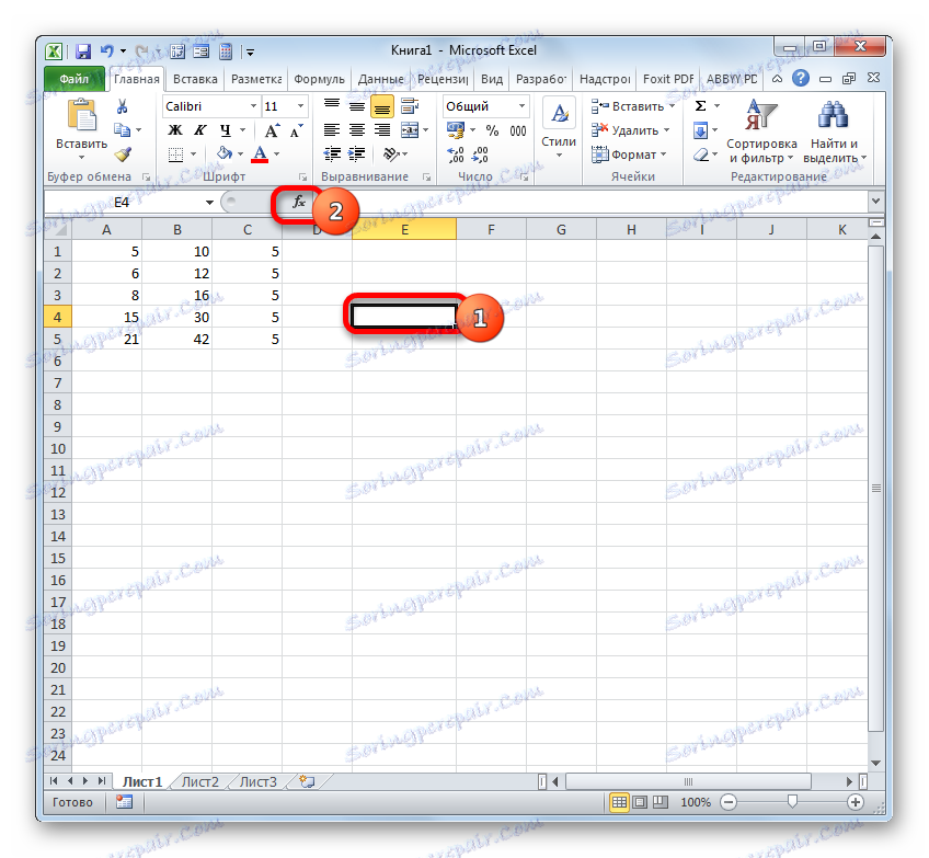Przejdź do Kreatora funkcji w programie Microsoft Excel