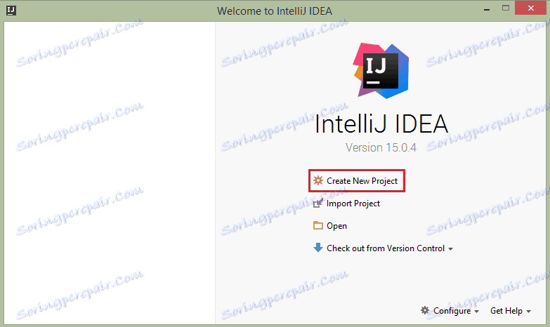 Ustvarjanje projekta IntelliJ IDEA