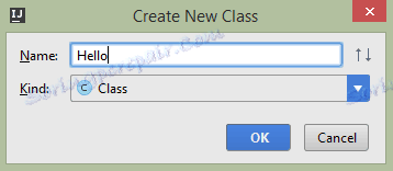 Ime razreda IntelliJ IDEA