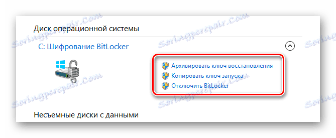 Възможност за деактивиране на BitLocker в контролния панел на операционната система Windows