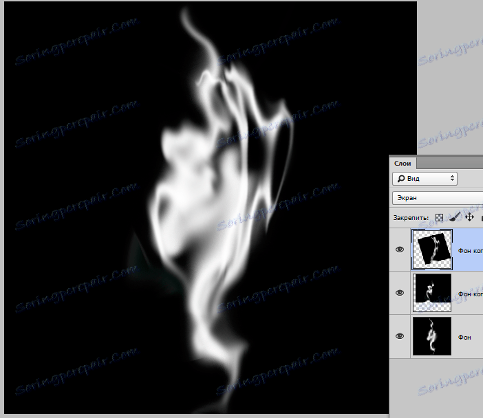 Създайте дим във Photoshop