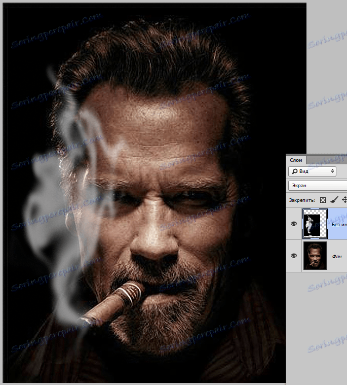 Създайте дим във Photoshop