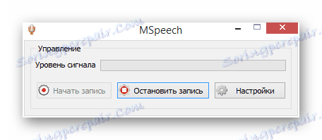 Úspěšně aktivovaný program MSpeech v operačním systému Windows