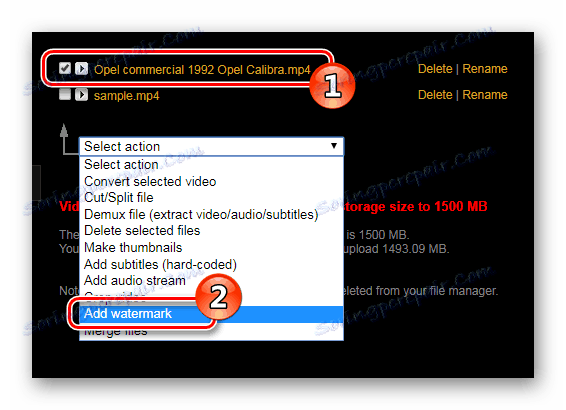 Додавання водяного знака Онлайн-сервіс Videotoolbox