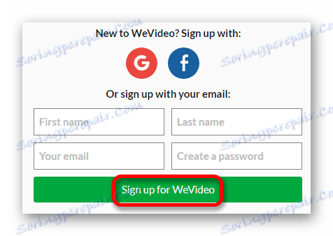 ثبت نام آنلاین سرویس WeVideo