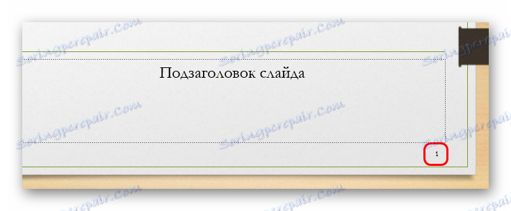 شماره اسلایده پاورپوینت