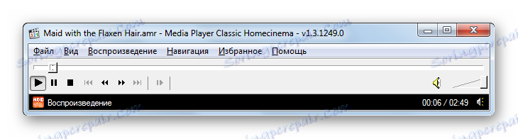 Reproducirajte AMR datoteku u programu Media Player Classic