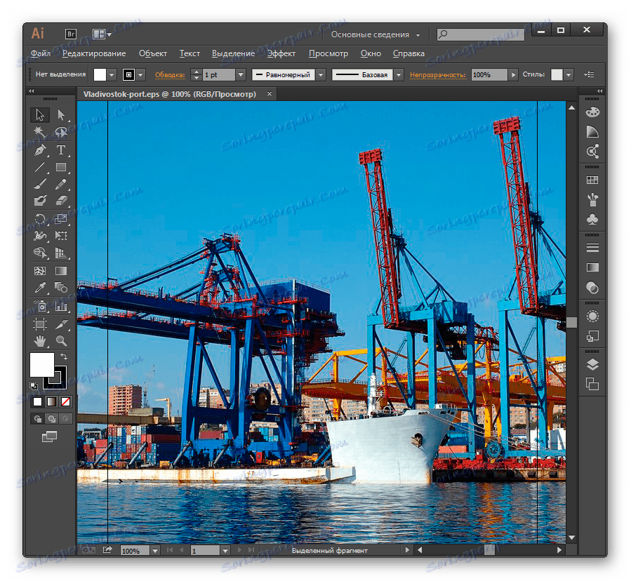 EPS تصویر در Adobe Illustrator باز می شود