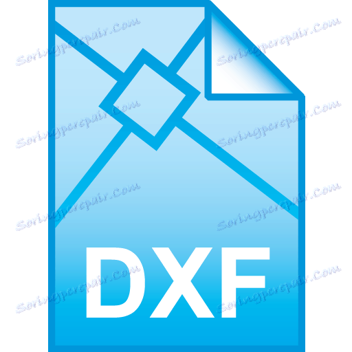 Místo otevření formátu dxf
