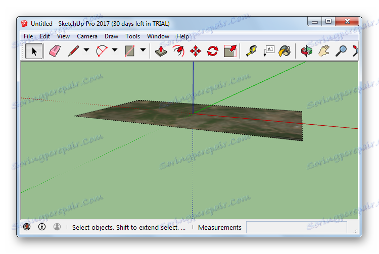 odprite datoteko kmz v SketchUp
