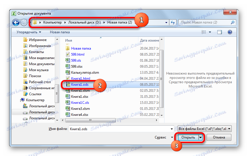 Okno otvoriť súbor v programe Microsoft Excel