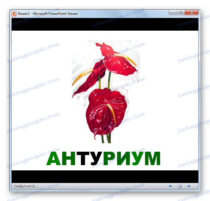 ارائه PPTX در Microsoft PowerPoint Viewer باز شده است