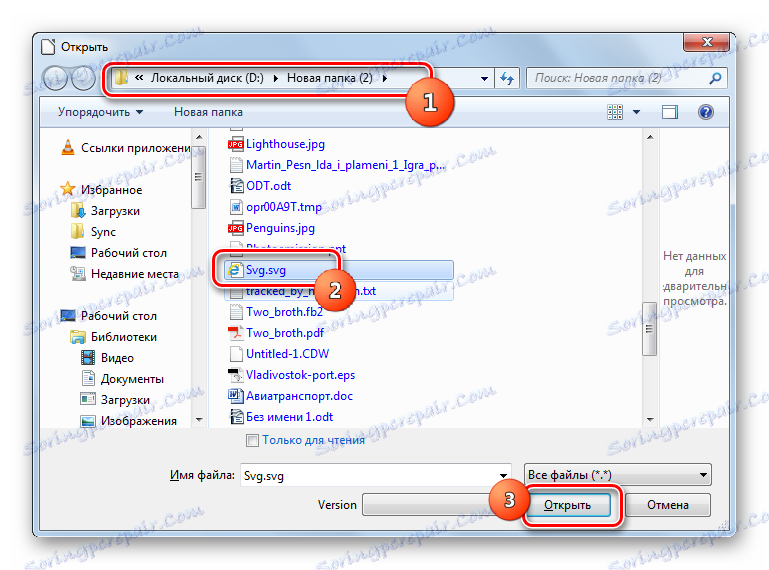 پنجره فایل باز در برنامه LibreOffice