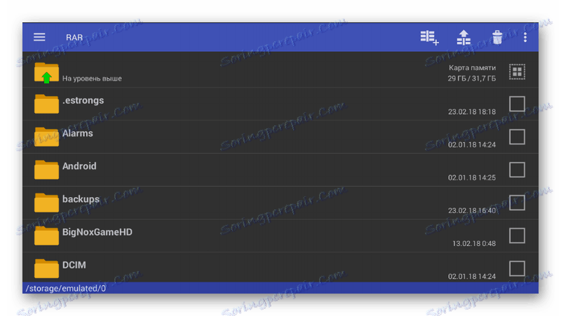 Úspešne spustená Apk aplikácia v programe Nox Player