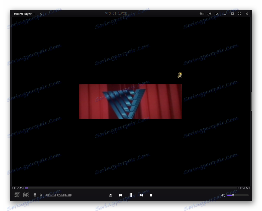 Відео відкрито в програмі KMPlayer