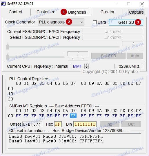 Діагностика PLL в SetFSB-1