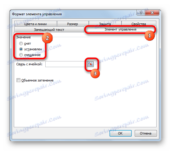 Formát ovládacieho prvku v programe Microsoft Excel