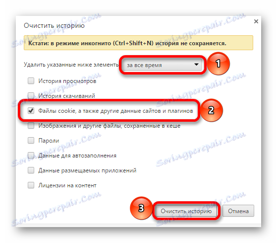 محو السجل وملفات تعريف الارتباط