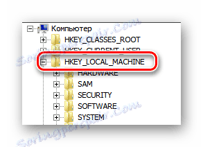 Ujawnienie głównej gałęzi rejestru w oknie Edytora rejestru systemu Windows Vista 7