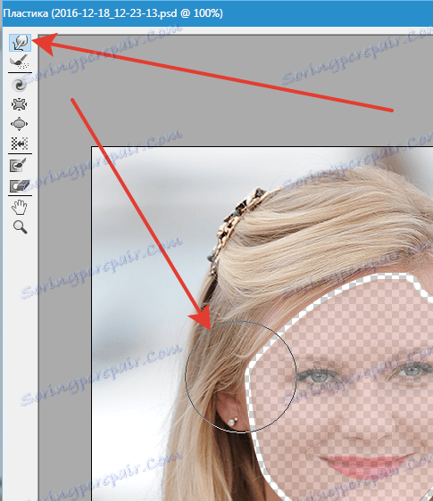 Snižte tvář ve Photoshopu