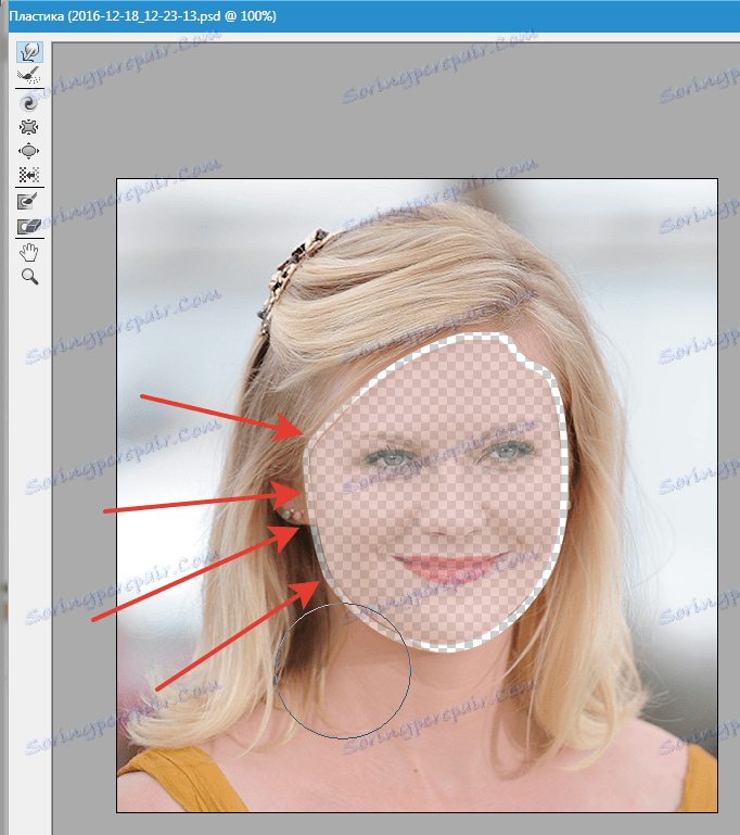 Snižte tvář ve Photoshopu