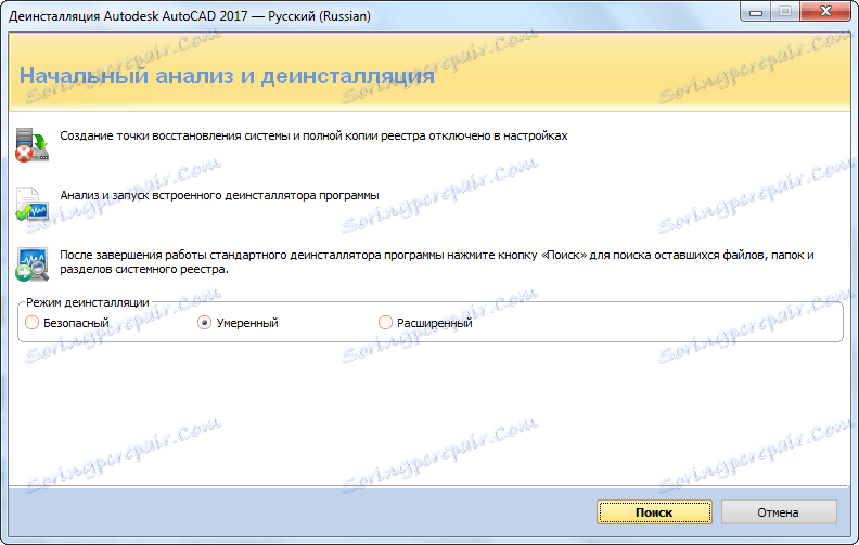 Jak odstranit aplikaci AutoCAD 5