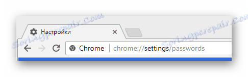 Odprite razdelek Shranjeni gesli brskalnika Google Chrome