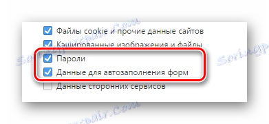 Namestitev kljukic pred pomembnimi elementi v operacijskem spletnem brskalniku Opera