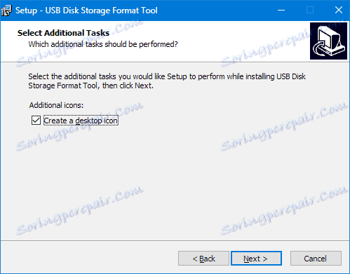 Inštalácia nástroja na ukladanie diskov HP USB (4)