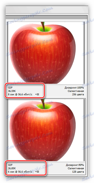 Zníženie veľkosti obrazu po optimalizácii pri zachovaní hypha vo Photoshope
