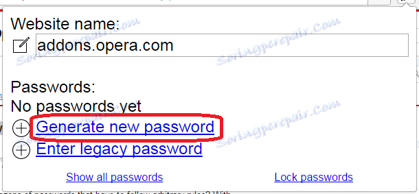 Menu v jednoduchých heslách v operácii