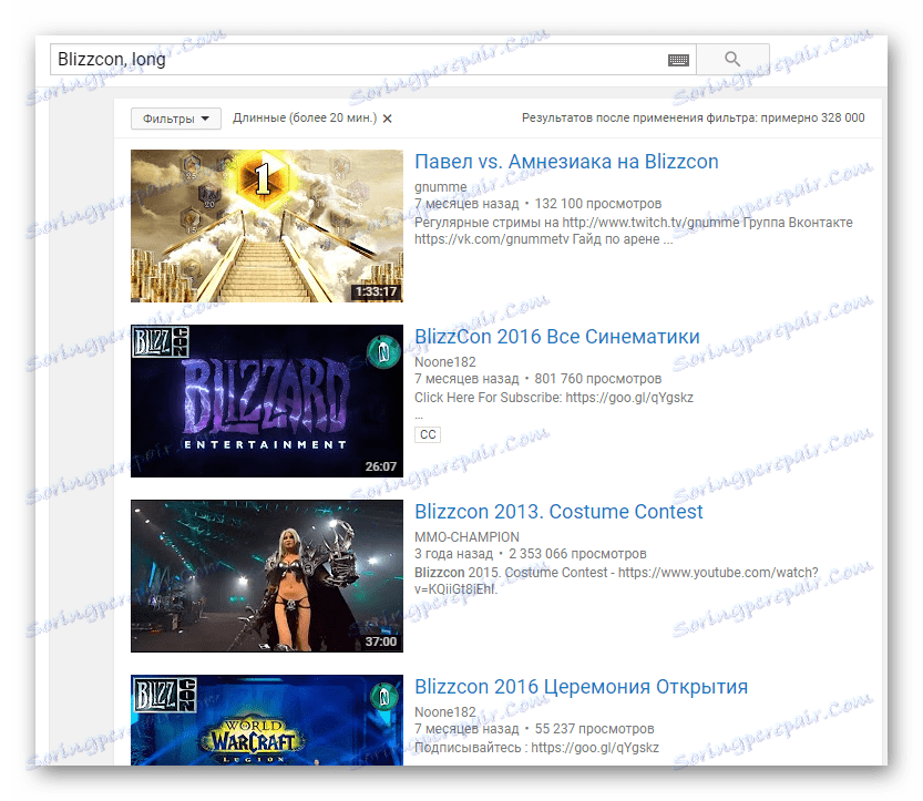 Dolgi YouTube videoposnetki
