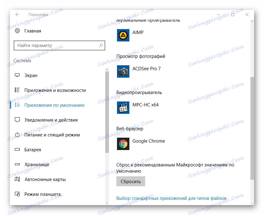 Predvolené programy
