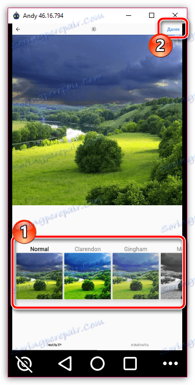 Aplikácia filtrov do aplikácie Instagram z počítača