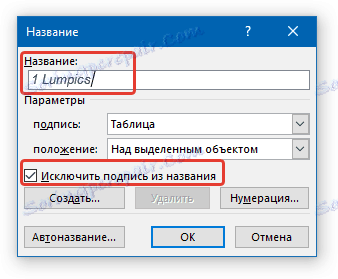 okno Název ve slově