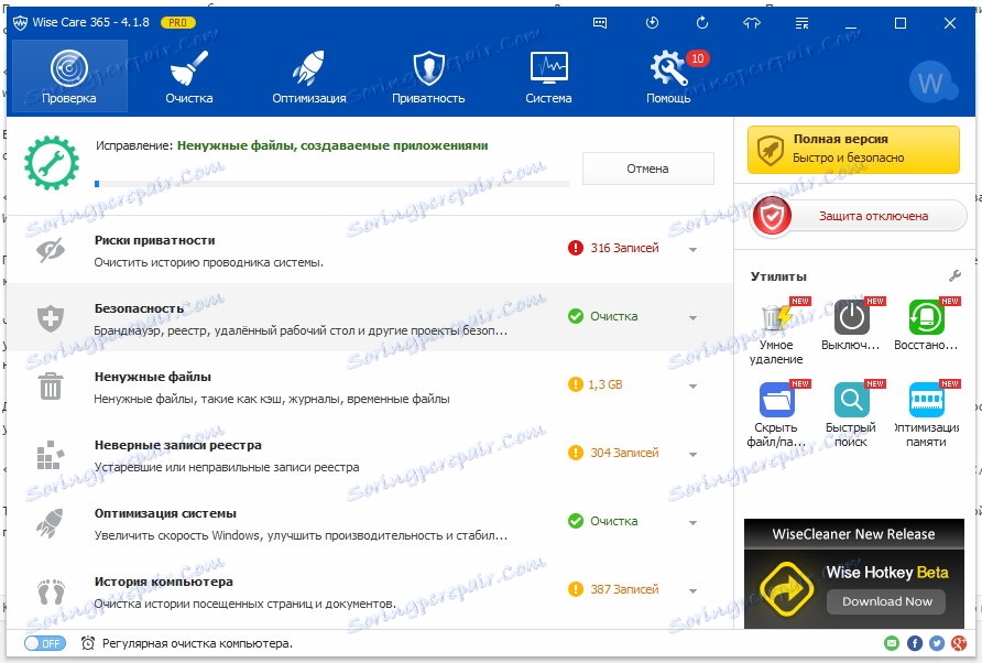 Oprava chýb 365 Chyby