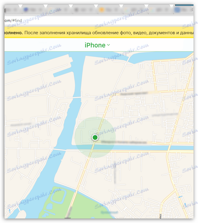 Iščite iPhone na zemljevidu preko iCloud.com