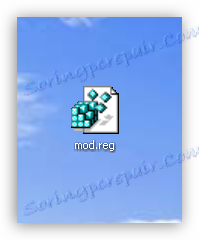 Създайте нов файл на работния плот, за да промените системния регистър в Windows XP